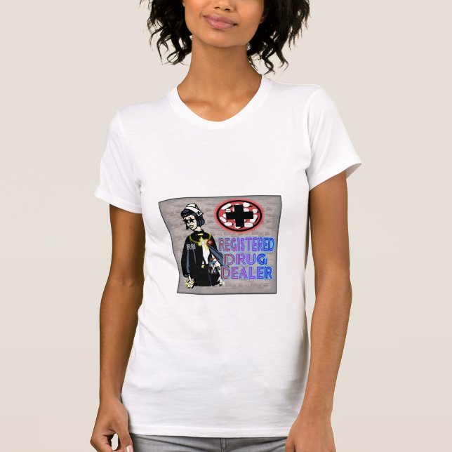 Camiseta Traficante de drogas registrado (Frente)