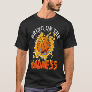 Camiseta Traga a Loucura Basquete Universitário Março Loucu