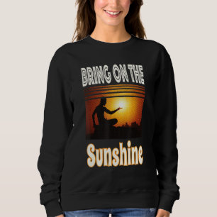 Camiseta Traga A Vintagem Casual Sunshine No Verão