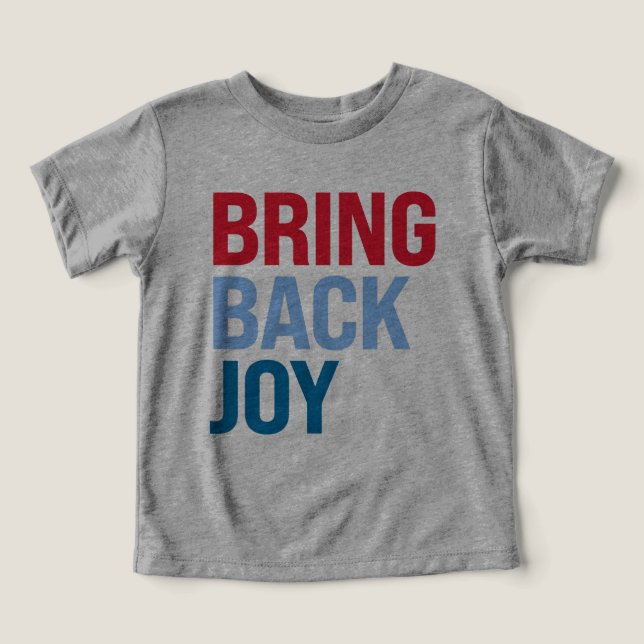 Camiseta Traga alegria de volta (Design frontal)