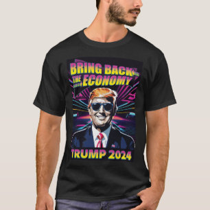 Camiseta Traga de volta a economia - Trump Legal dos anos 8