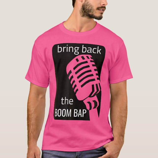 Camiseta Traga De Volta A Música De Rap De Boom Bap (Frente)