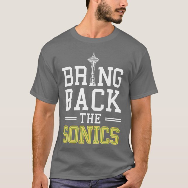 Camiseta Traga de volta o Sonics retrô (Frente)