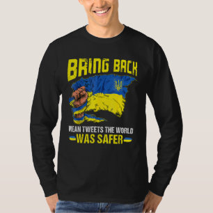 Camiseta Traga De Volta Tweets Médios Que O Mundo Foi Mais