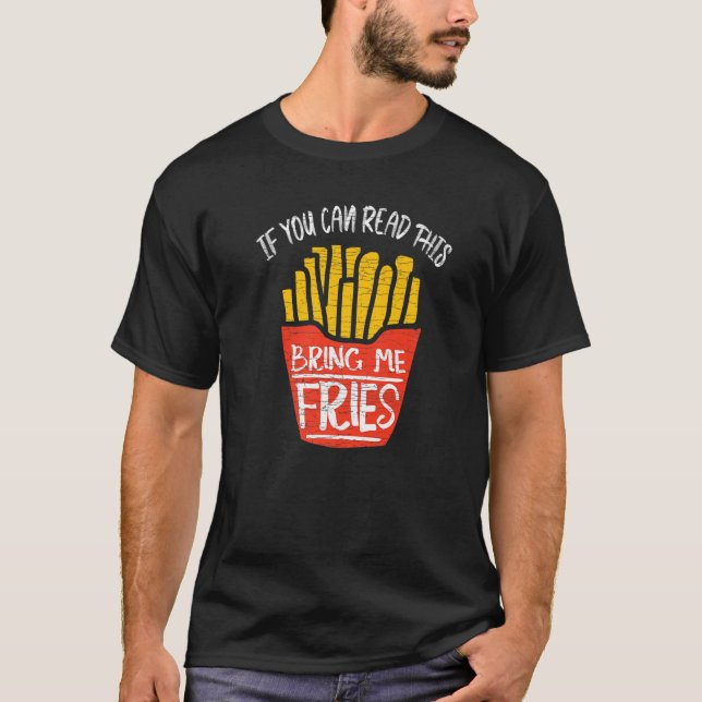 Camiseta Traga-Me Fries Francês Fry Premium (Frente)