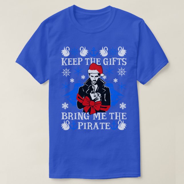 Camiseta Traga-me o pirata (Frente do Design)