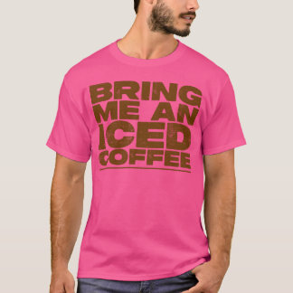 Camiseta Traga-me Um Café Gelado rapaz