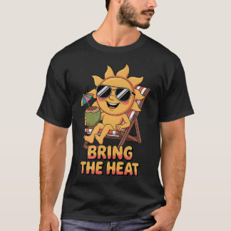 Camiseta Traga o Calor Fofo Sol Divertido