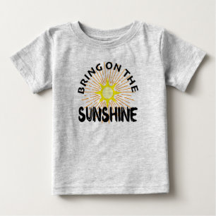 Camiseta Traga O Design Sunshine - Baby Fine Jersey T-