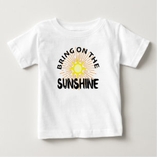 Camiseta Traga O Design Sunshine - Baby Fine Jersey T-