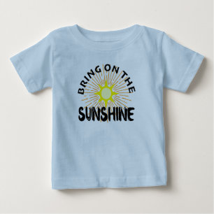 Camiseta Traga O Design Sunshine - Baby Fine Jersey T-