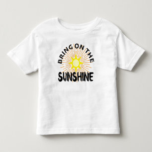 Camiseta Traga O Design Sunshine - Toddler Fine Jersey
