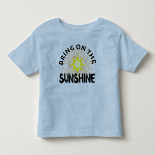 Camiseta Traga O Design Sunshine - Toddler Fine Jersey