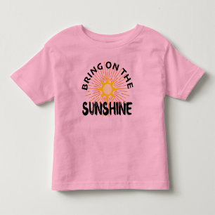 Camiseta Traga O Design Sunshine - Toddler Fine Jersey