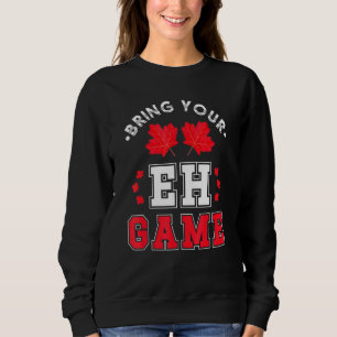 Camiseta Traga o seu jogo Cartografia Canadiana Folha Canad