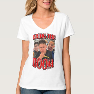 Camiseta Traga os presentes de Piada Engraçados do Boom Riz