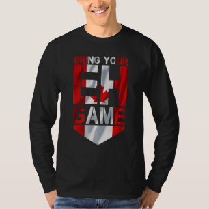 Camiseta Traga Seu Jogo Bandeira do Canadá 1rua Cana de jul