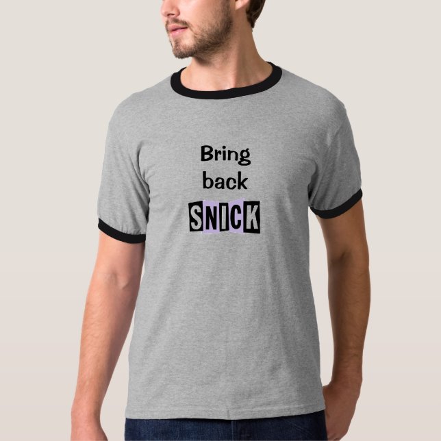 Camiseta Traga SNICK para trás (Frente)