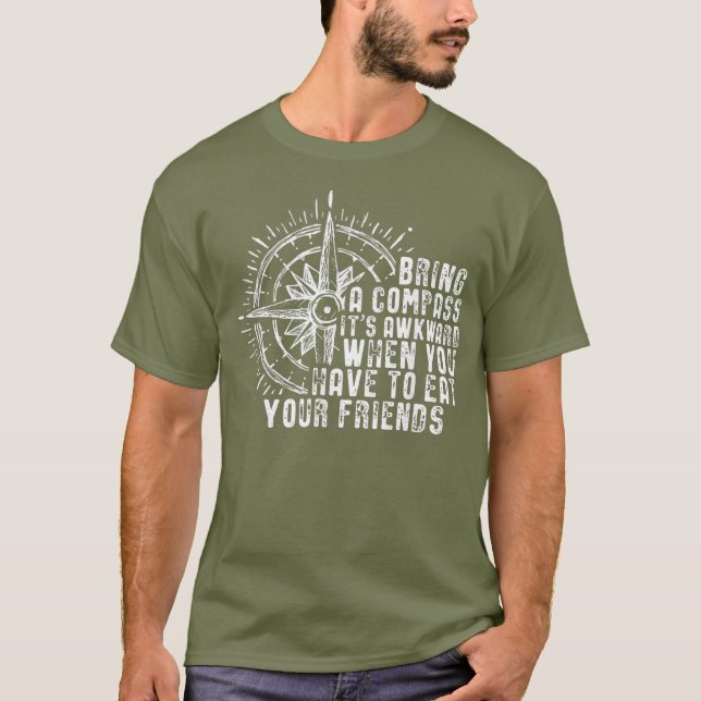 Camiseta Traga Um Comboio Que É Desconfortável Quando Comem (Frente)