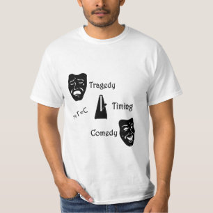 Camiseta Tragédia + Tempo Igual ao Teatro de Comédia