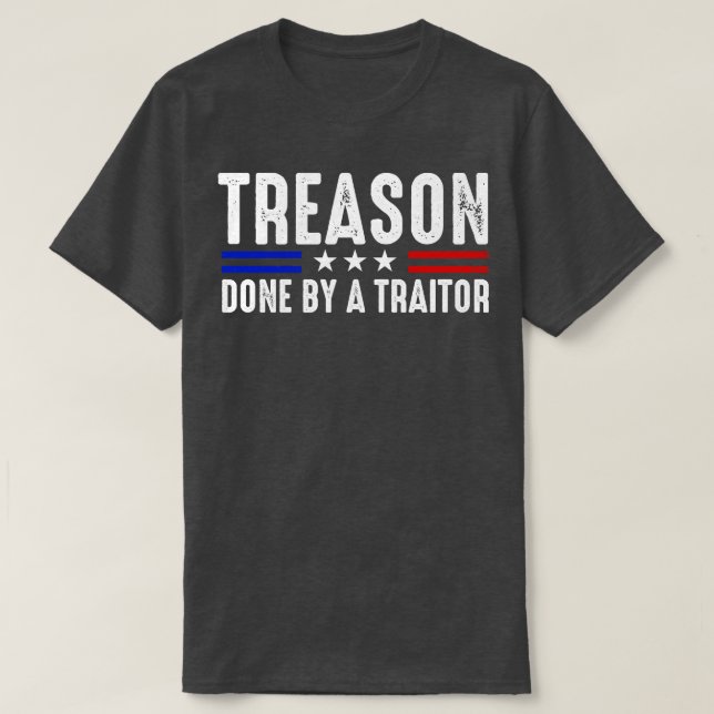 Camiseta Traição Feita por um Trump (Frente do Design)