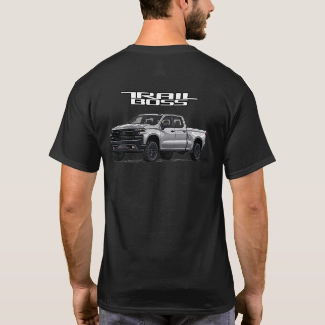 Camiseta Trail Boss Silver caminhão (Verso)