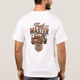 Camiseta Trail Master Vintage Garage Retro Gráfico do Camin