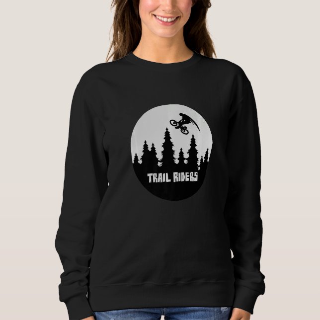 Camiseta Trail Riders Biking Bicycle BMX Stunt Dirt Bike Pr (Frente)