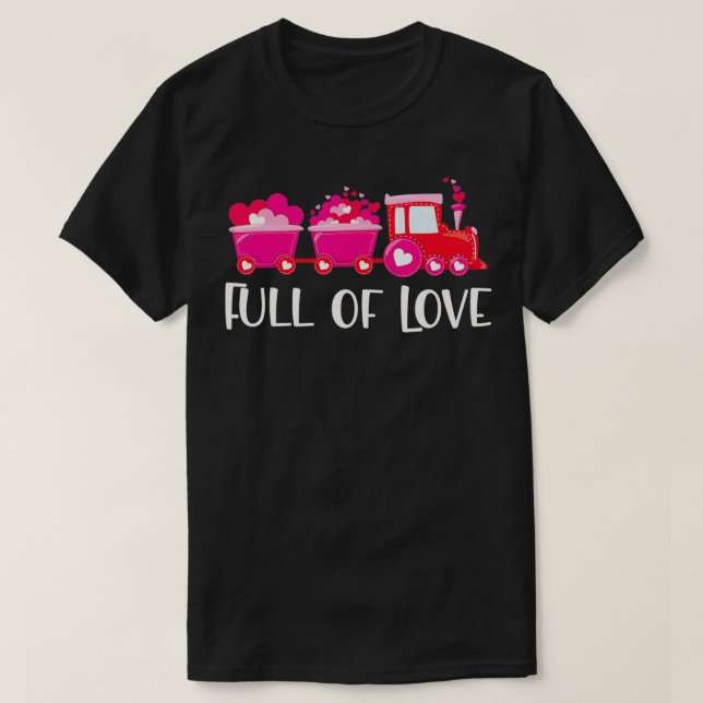 Camiseta Train loads of Love Valentine's Day Gift for Women (Frente do Design)