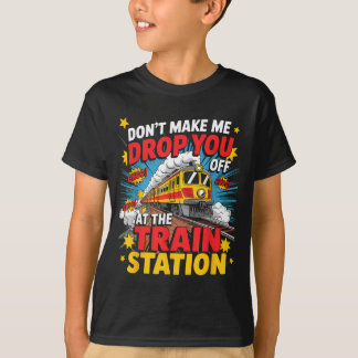 Camiseta Train Station Yellowstone Take Them Train Conducto
