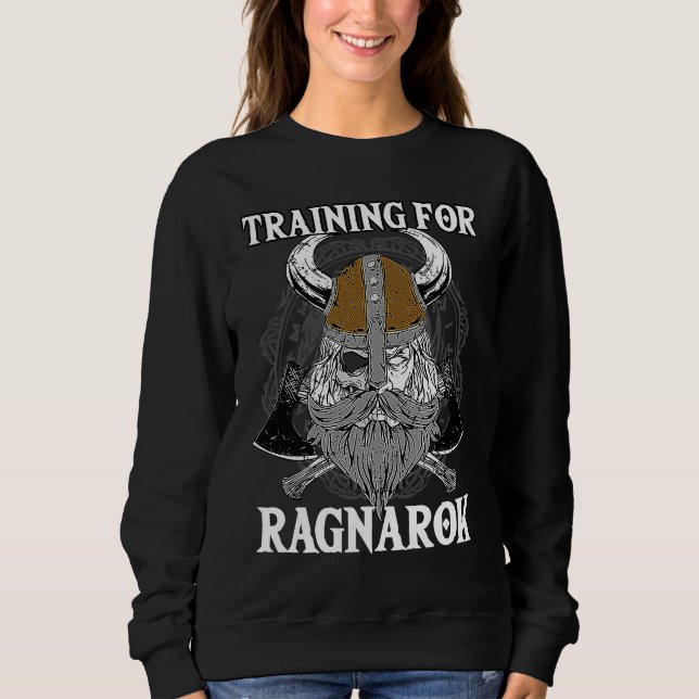 Camiseta Training for Ragnarok Nordic Odin Mythology Celtic (Frente)