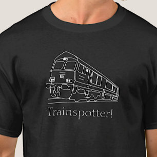Camiseta Trainspotter Train Spotter Railfan UK Ferroviário