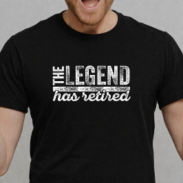 Camiseta Traje de Aposentadoria de 2026 para Homens Lenda A