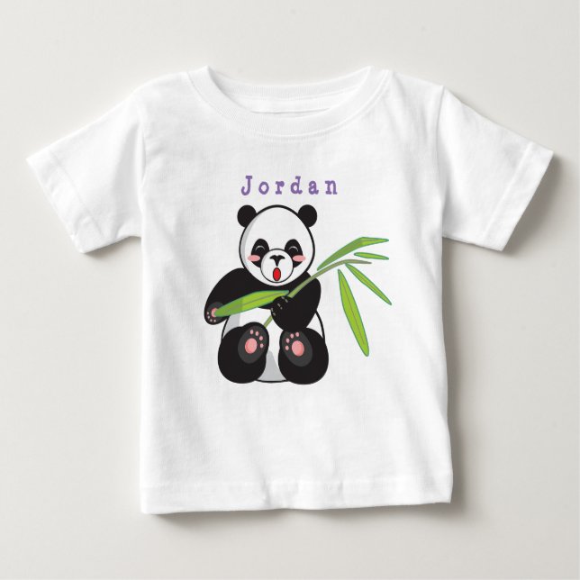 Camiseta traje de carroça engraçado, panda 03. (Frente)