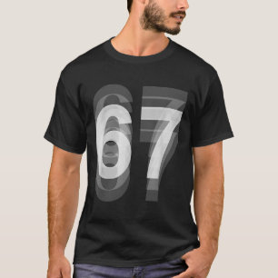 Camiseta Traje de Casal 67 Seis Sete Meme Engraçado _1