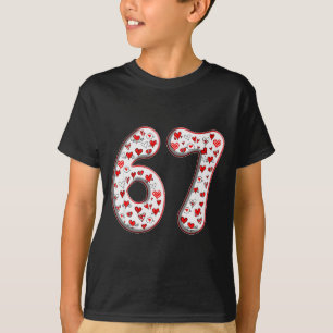 Camiseta Traje de Casal Dupla 67 Meme Seis Sete Dia dos Nam