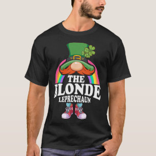 Camiseta Traje de Dia de São Patrício do Leprechaun Loiro