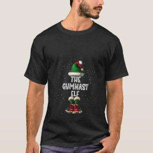 Camiseta Traje de Elfa Ginasta Feminino Correspondente Fami