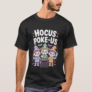 Camiseta Traje de Enfermeira Bruxa Hocus Poke-Us Humor de H
