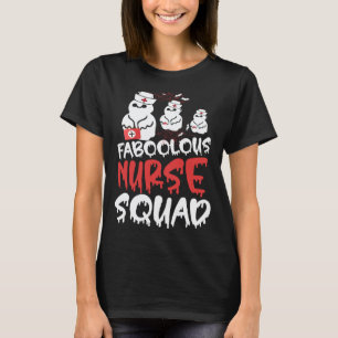 Camiseta Traje de Enfermeira Fabulosa de Halloween para Equ