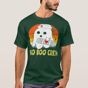 Camiseta Traje de enfermeira fantasma bonita para o Hallowe