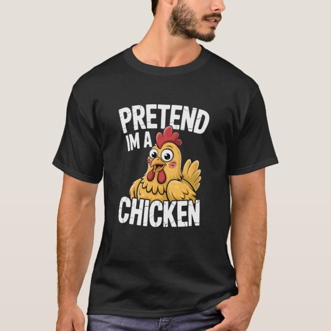 Camiseta Traje de Galinha (Frente)