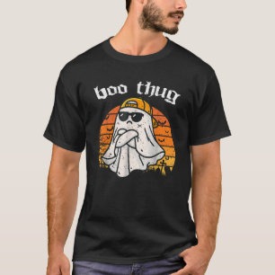 Camiseta Traje de Halloween Combinando Boo Thug Fantasma Pa