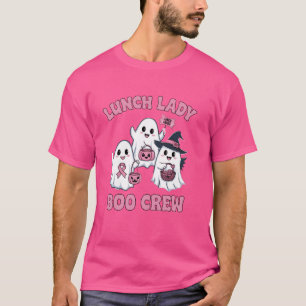 Camiseta Traje de Halloween da Equipe da Senhora do Almoço
