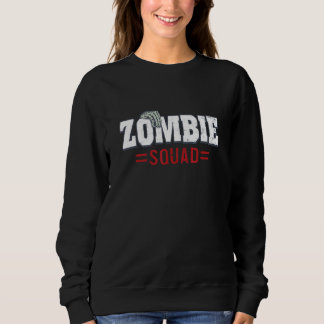 Camiseta Traje de Halloween da Equipe Zumbi Meninos Meninas