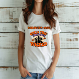 Camiseta Traje de Halloween das Bruxas Retro
