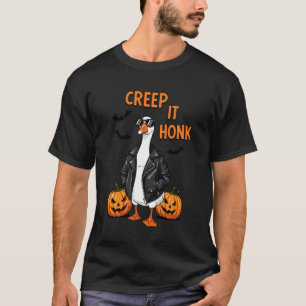 Camiseta Traje de Halloween de Ganso Bobo Divertido Creepy