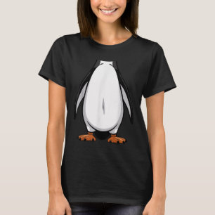 Camiseta Traje de Halloween de pinguim Engraçado Simples Fi