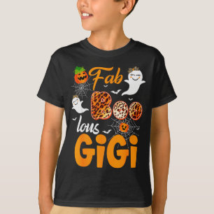 Camiseta Traje de Halloween Leopardo Fab Boo Lous Gigi Soky
