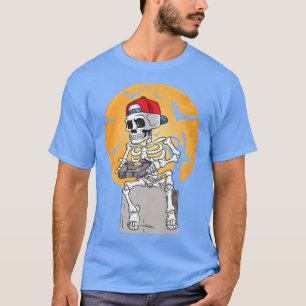 Camiseta Traje de Halloween para jogadores Skeleton